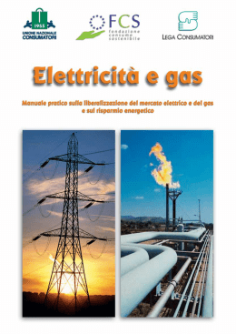 Elettricità e gas - Unione Nazionale Consumatori