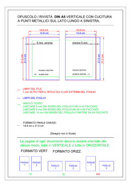 opuscolo A5 verticale - Centro Stampa Colleoni