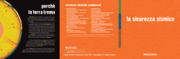 Opuscolo "La sicurezza sismica"
