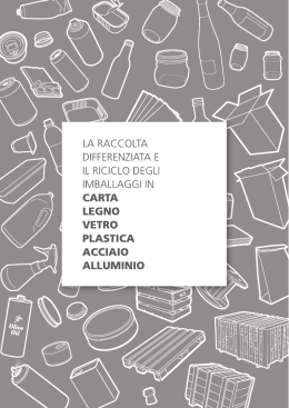 Opsculo-raccolta e riciclo degli imballaggi