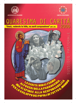 Libretto Quaresima 2006 - Caritas Diocesana di Palermo