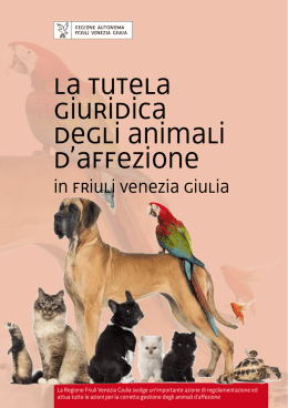 la tutela giuridica degli animali d`affezione