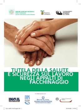 Tutela della salute e sicurezza sul lavoro negli appalti di