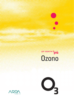 Opuscolo informativo sull`ozono
