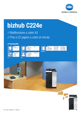 Brochure bizhub C224e