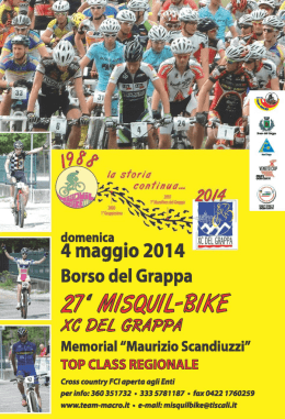 Opuscolo MISQUIL-BIKE_2014