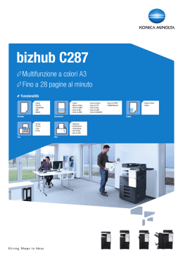 Depliant bizhub C287