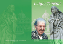 La vita di Luigia Tincani - Missionarie della Scuola