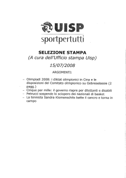 Scarica il pdf - Uisp intranet