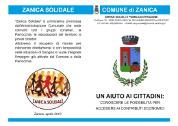 aprile 2010 - Comune di Zanica