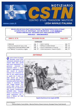 notiziario cstn - Lega Navale Italiana