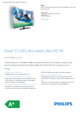 Product Leaflet: Smart TV LED ultra sottile 139 cm (55