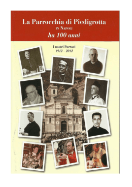 opuscolo - Madonna di Piedigrotta
