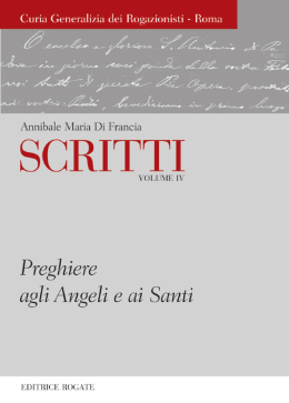Volume IV - Preghiere agli Angeli e ai Santi