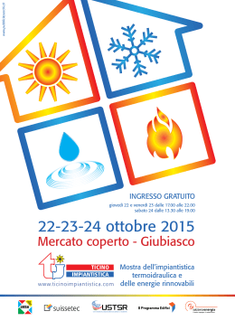 22-23-24 ottobre 2015 - Ticino Impiantistica