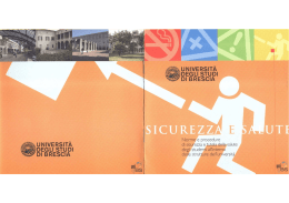 E - Dipartimenti - Universit&agrave; degli Studi di Brescia