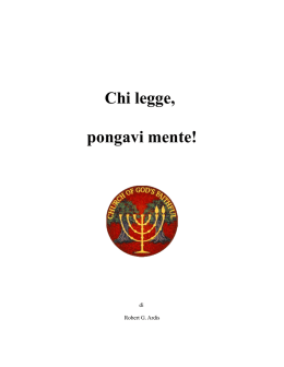 Leggete in formato PDF - Church of God`s Faithful