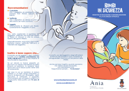 Opuscolo bimbi in sicurezza