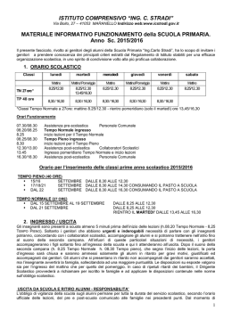 Opuscolo informativo