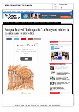 Sardegna_Reporter_14_04_15_b - Bologna Medicina, il Festival