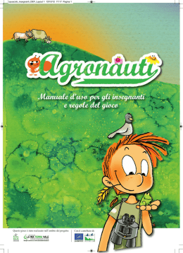 Manuale d`uso per gli insegnanti e regole del gioco