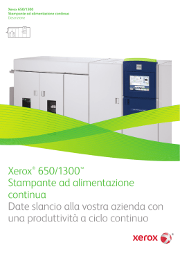 Brochure - Xerox 650/1300