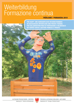 Weiterbildung Formazione continua