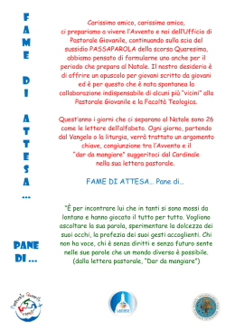 sussidio sett 30 Novembre
