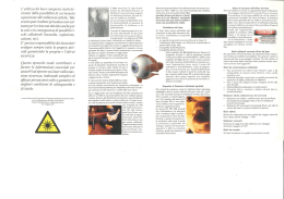 Informazioni sull`utilizzo dei Laser