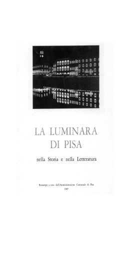 la luminara di pisa