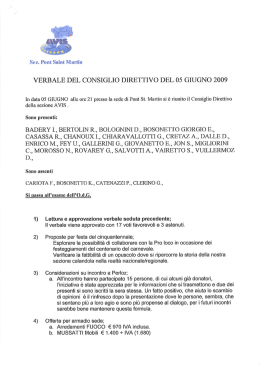 Verbale del 05 giugno