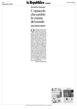 L`opuscolo che cambi   la visione del mondo