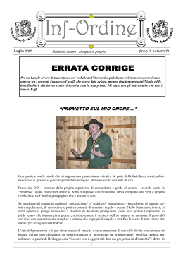 &ldquo;PROMETTO SUL MIO ONORE &hellip;&rdquo; - Ordine Scout di San Giorgio