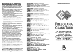clicca qui per scaricare il pdf con le informazioni sul percorso