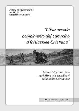 Opuscolo Formazione Ministri Straordinari della Comunione 13