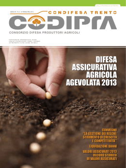 OPUSCOLO INFORMATIVO N.3 - 2013