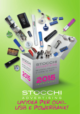 STOCCHI GADGET CATALOGO USB