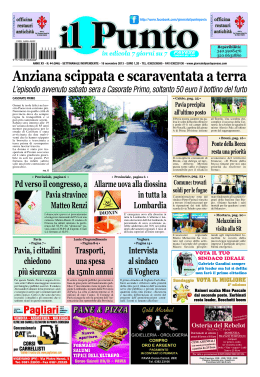 vota il migliore - Il Punto pavese