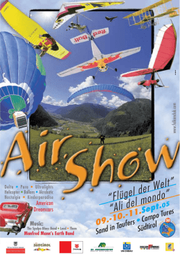 &ldquo;Fl&uuml;gel der Welt&rdquo; &ldquo;Ali del mondo&rdquo;