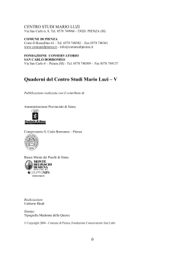Quaderno 5 - Centro Studi Mario Luzi La Barca