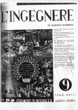 Page 1 Page 2 RIVISTA DEL SINDACATO UINGEONERE