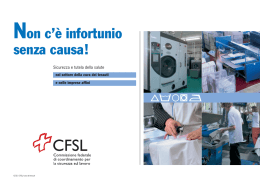 Sicurezza e tutela della salute nel