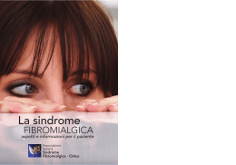 Scarica l`opuscolo - Associazione Italiana Sindrome Fibromialgica