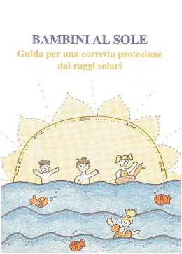 Scarica la brochure "Bambini al sole"