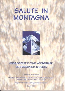 montagna e salute