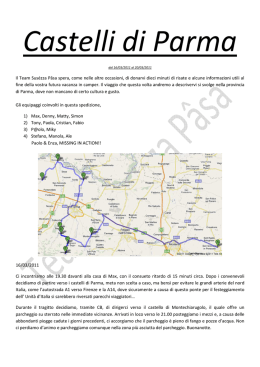 Leggi il diario di bordo della vacanza ai Castelli di