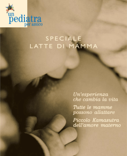 speciale latte di mamma
