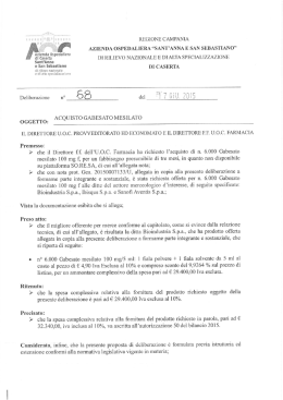 `оqqйо ` regione campania - Azienda Ospedaliera Sant`Anna e San