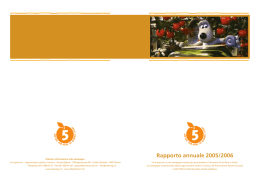 Rapporto annuale 2005/2006