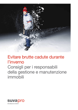 Evitare brutte cadute durante l`inverno